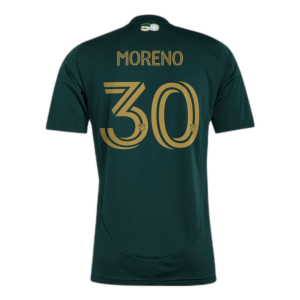 Santiago Moreno Portland Timbers 2025 Home Jersey