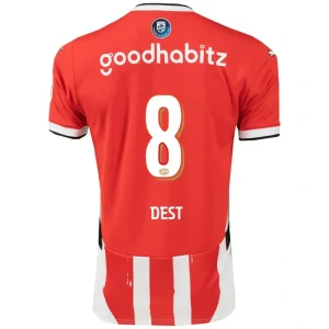 Sergino Dest PSV Eindhoven 2024/25 Home Jersey