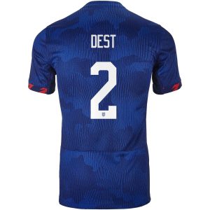Sergino Dest USA 2023 Away Jersey