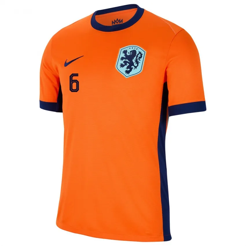 Stefan De Vrij Netherlands 2024/25 Home Jersey - Image 2