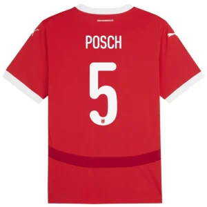 Stefan Posch Austria 2024/25 Home Jersey