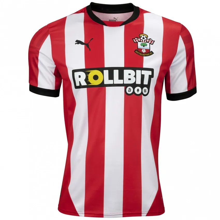 Taylor Harwood-Bellis Southampton 2024/25 Home Jersey - Image 2