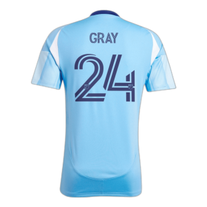 Tayvon Gray NYCFC 2025 Home Jersey