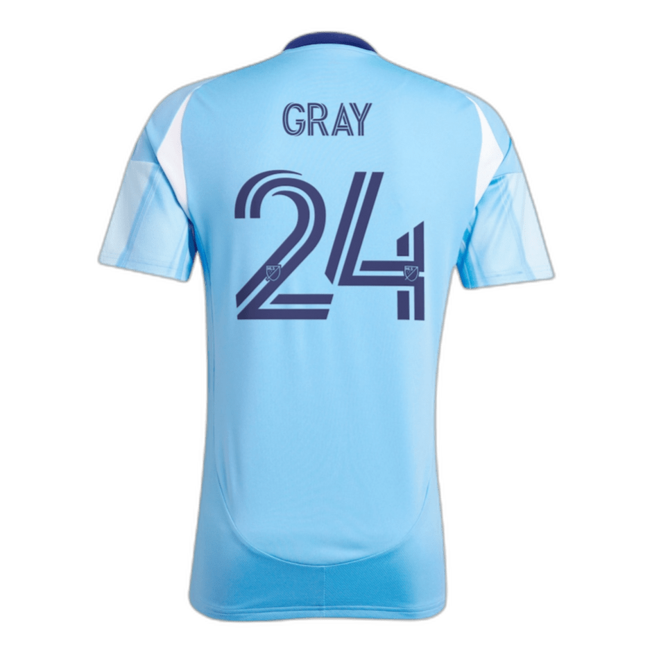 Tayvon Gray NYCFC 2025 Home Jersey