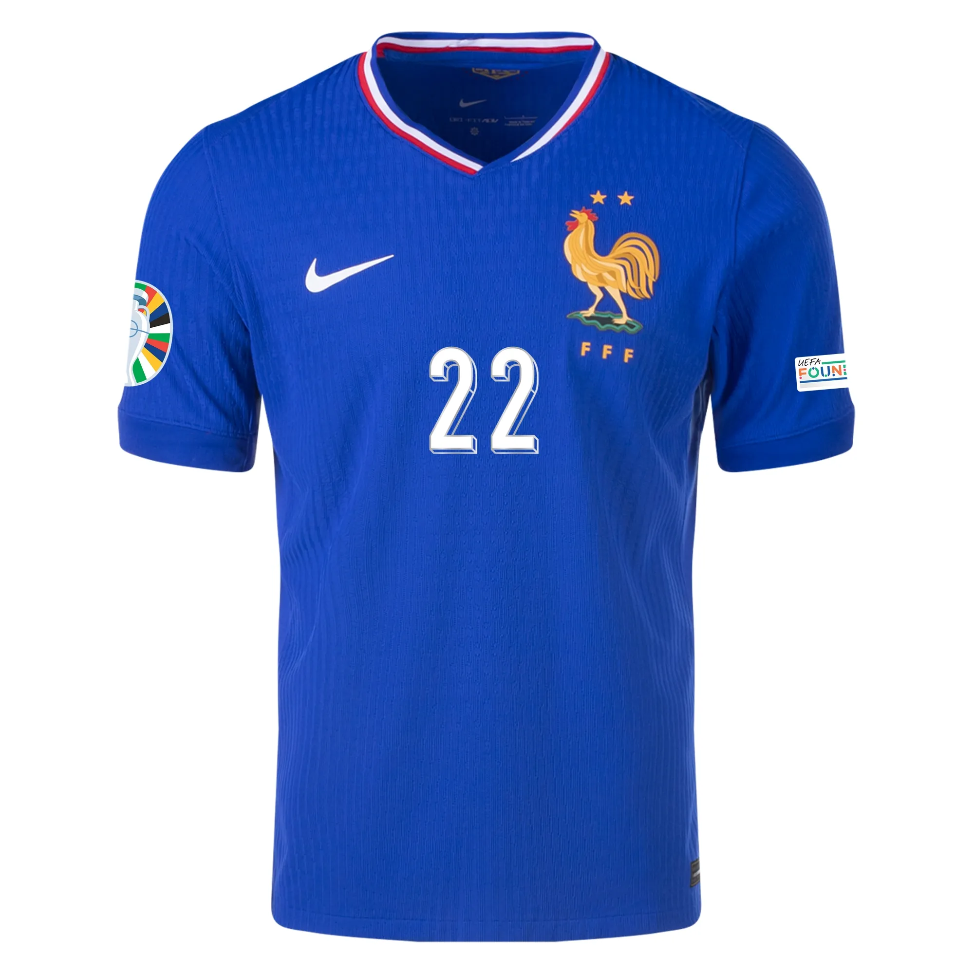 Theo Hernández France 2024/25 Authentic Home Jersey - Image 2