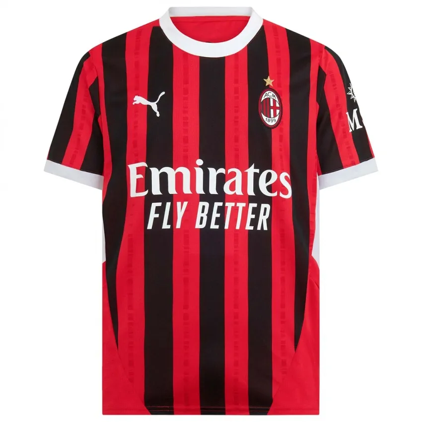 Tijjani Reijnders AC Milan 2024/25 Home Jersey - Image 2