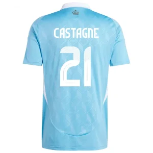 Timothy Castagne Belgium 2024/25 Away Jersey