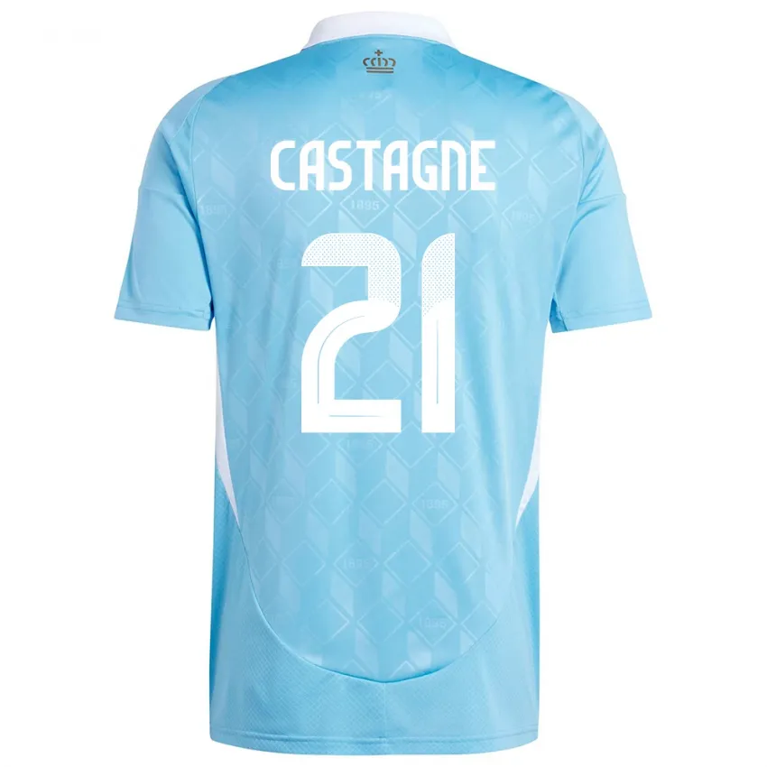 Timothy Castagne Belgium 2024/25 Away Jersey