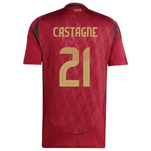 Timothy Castagne Belgium 2024/25 Home Jersey