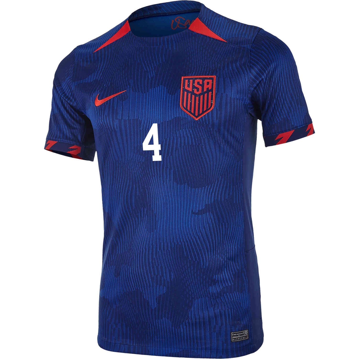 Tyler Adams USA 2023 Away Jersey - Image 2