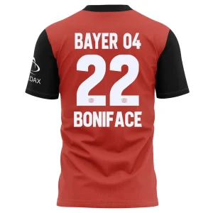 Victor Boniface Bayer Leverkusen 2024/25 Home Jersey