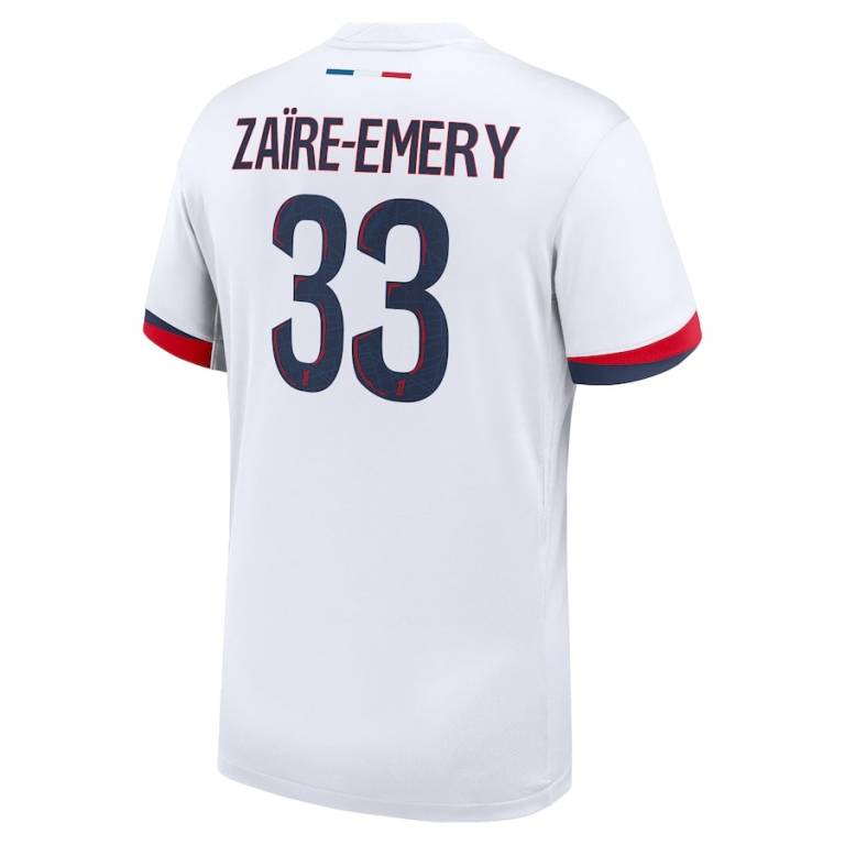 Warren Zaïre-Emery PSG 2024/25 Away Jersey