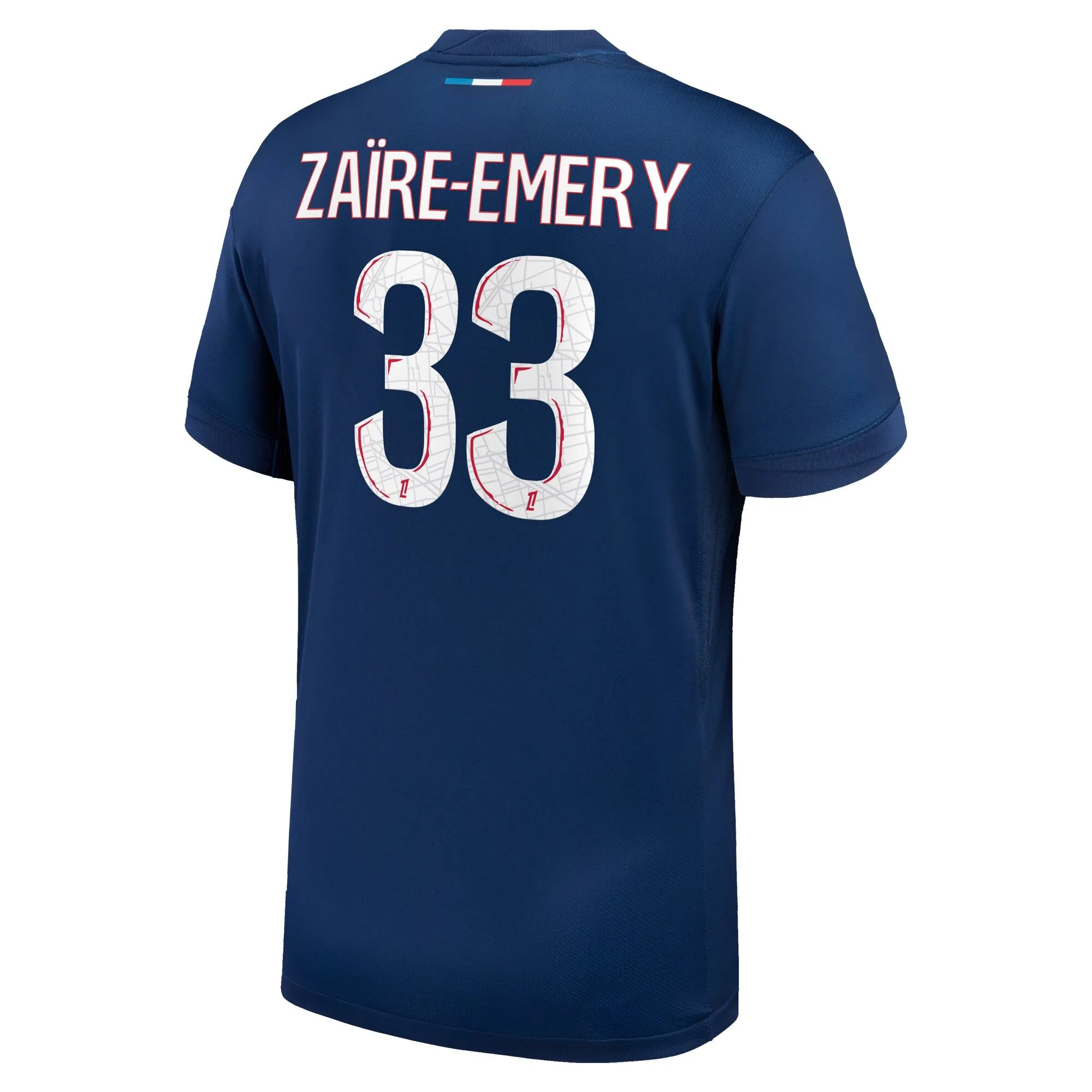 Warren Zaïre-Emery PSG 2024/25 Home Jersey
