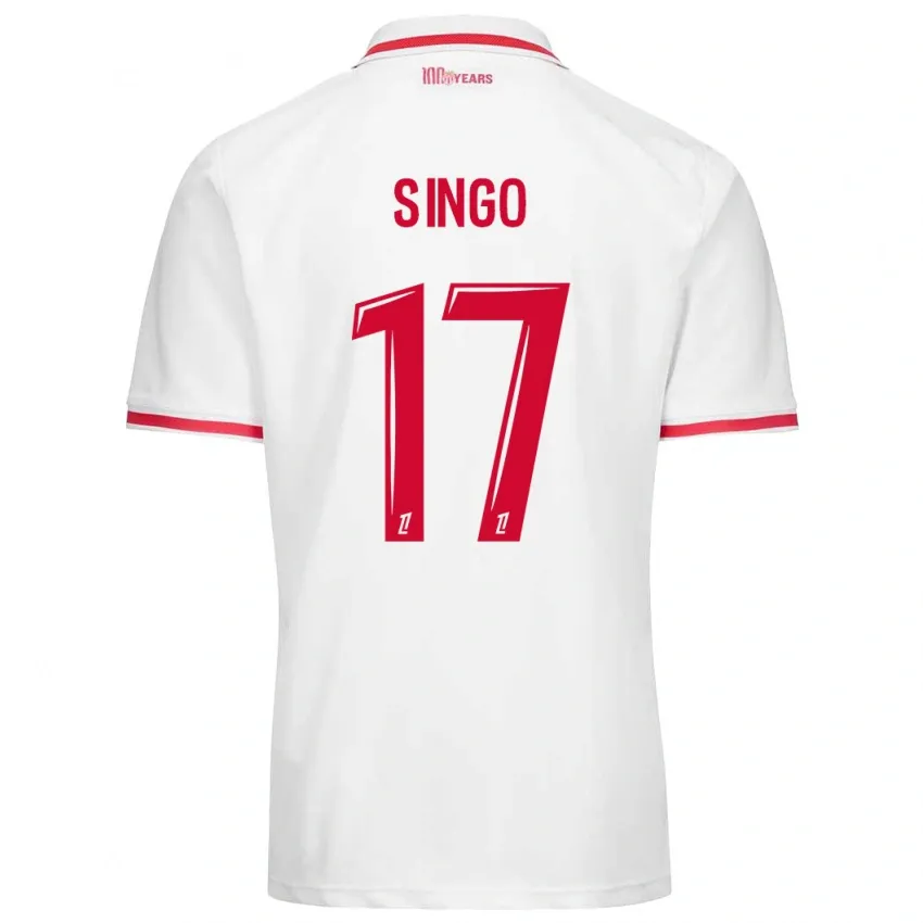 Wilfried Singo AS Monaco 2024/25 Home Jersey