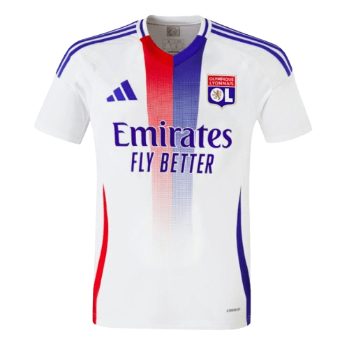 Wilfried Zaha Olympique Lyonnais 2024/25 Home Jersey - Image 2