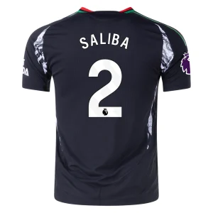 William Saliba Arsenal 2024/25 Authentic Away Jersey