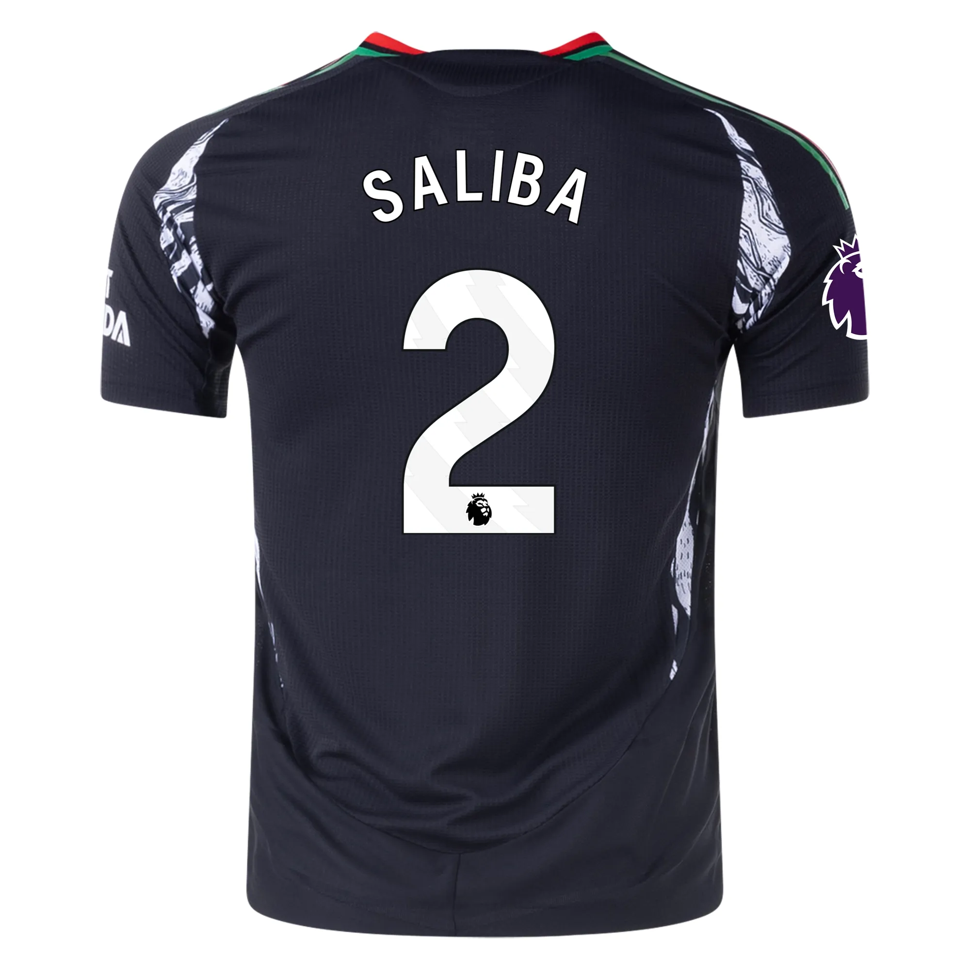 William Saliba Arsenal 2024/25 Authentic Away Jersey