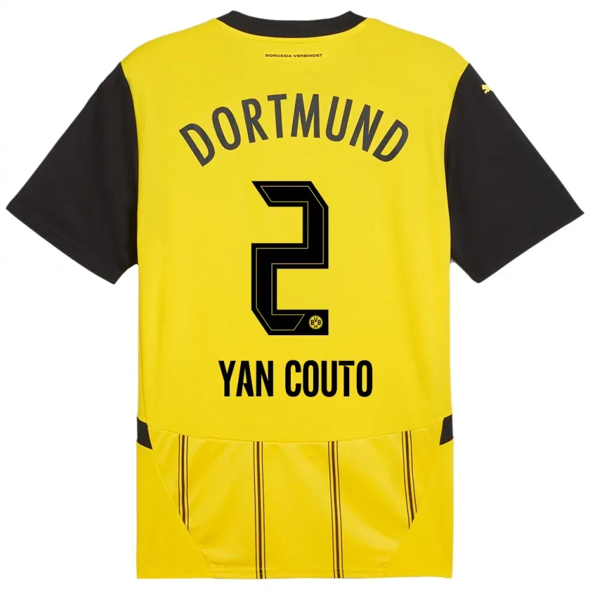 Yan Couto Borussia Dortmund 2024/25 Home Jersey