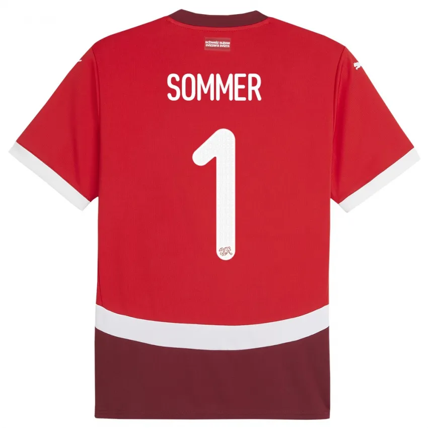 Yann Sommer Switzerland 2024/25 Home Jersey