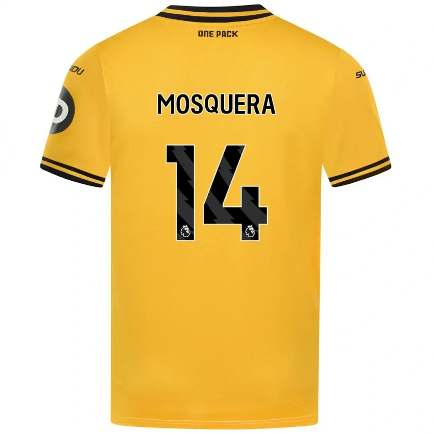 Yerson Mosquera Wolverhampton 2024/25 Home Jersey