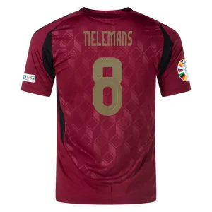 Youri Tielemans Belgium 2024/25 Authentic Home Jersey