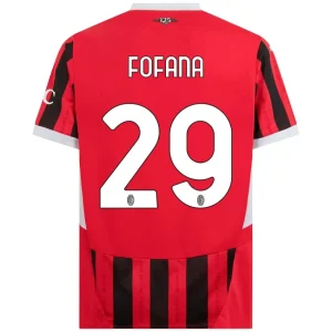 Youssouf Fofana AC Milan 2024/25 Home Jersey