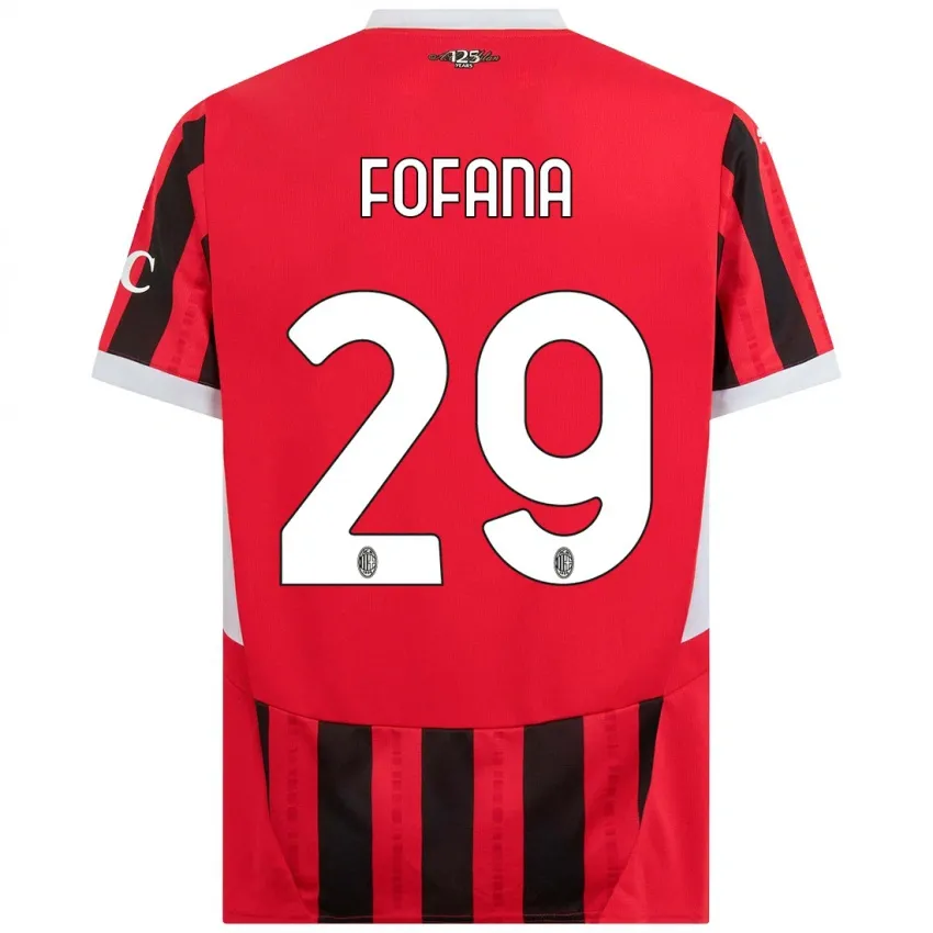 Youssouf Fofana AC Milan 2024/25 Home Jersey