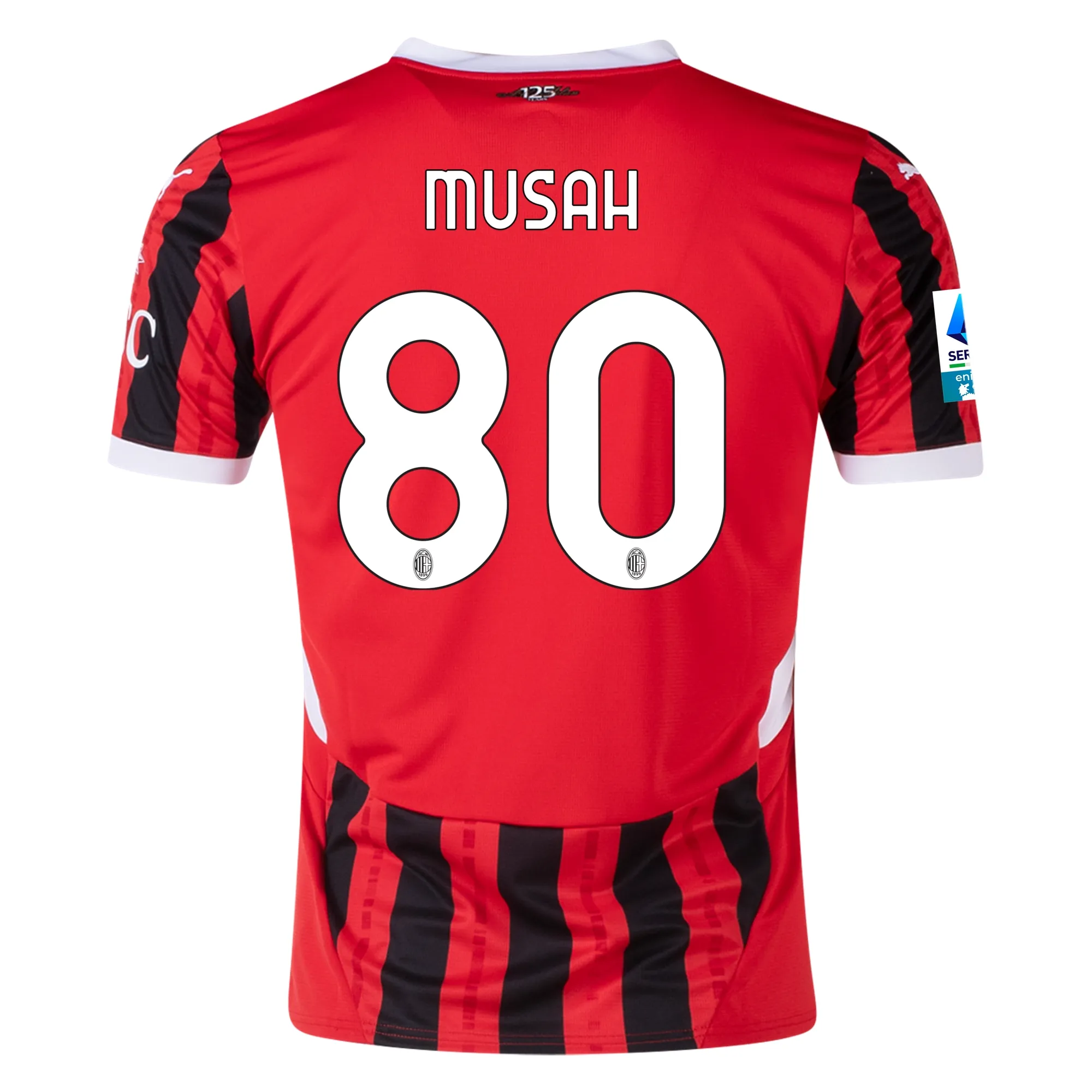 Yunus Musah AC Milan 2024/25 Home Jersey