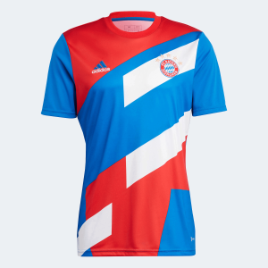 2023 FC Bayern Munich Pre-Match Jersey - Red-Bright Royal by adidas