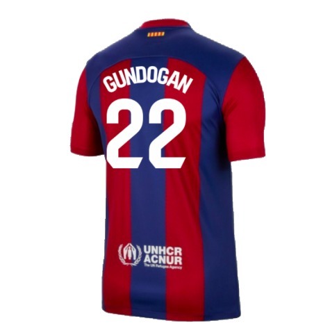 Ilkay Barcelona 23/24 Home Jersey