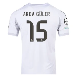 Arda Güler Real Madrid 2025/2026 Home Jersey