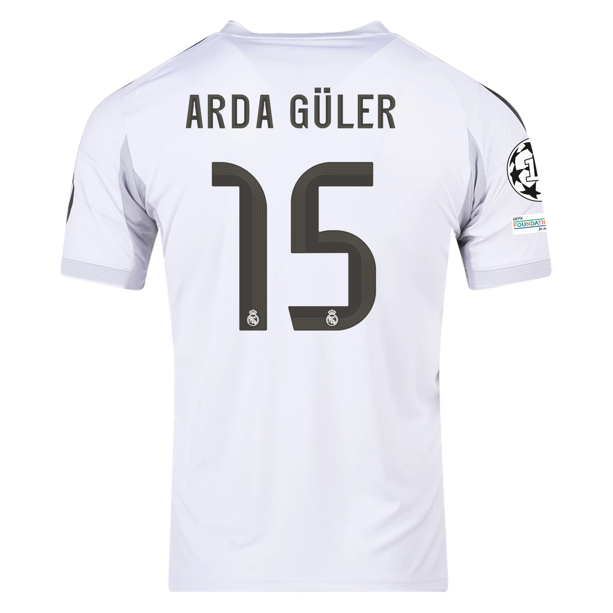 Arda Güler Real Madrid 2025/2026 Home Jersey