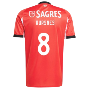 Fredrik Aursnes Benfica 2025/26 Home Jersey
