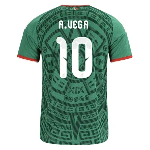 alexis vega mexico 26/27 home jersey