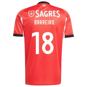 Leandro Barreiro Benfica 2025/26 Home Jersey