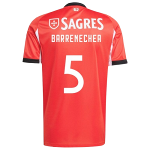 Enzo Barrenechea Benfica 2025/26 Home Jersey