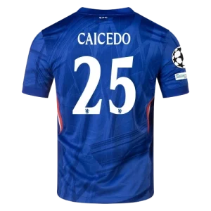 Moisés Caicedo Chelsea 2025/26 UCL Home Jersey