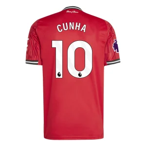 Matheus Cunha Manchester United 2025/2026 Home Jersey