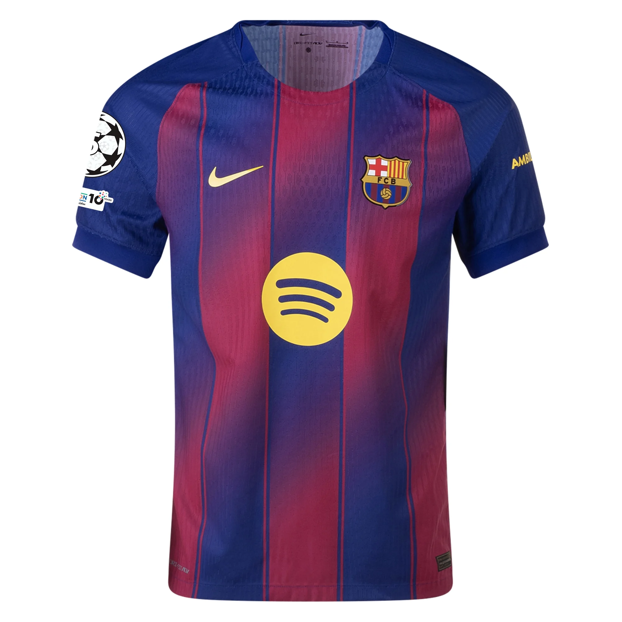 Frenkie de Jong Barcelona 2025/2026 Authentic UCL Home Jersey - Image 2