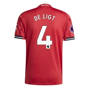 Matthijs de Ligt Manchester United 2025/26 Authentic Home Jersey