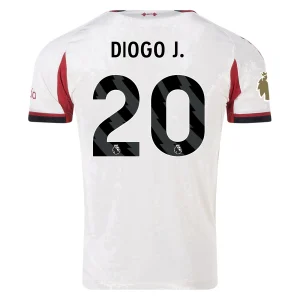 Diogo Jota Liverpool 2025/2026 Authentic Away Jersey