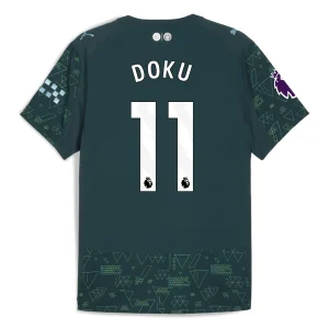 Jérémy Doku Manchester City 2025/26 Authentic Fourth Jersey