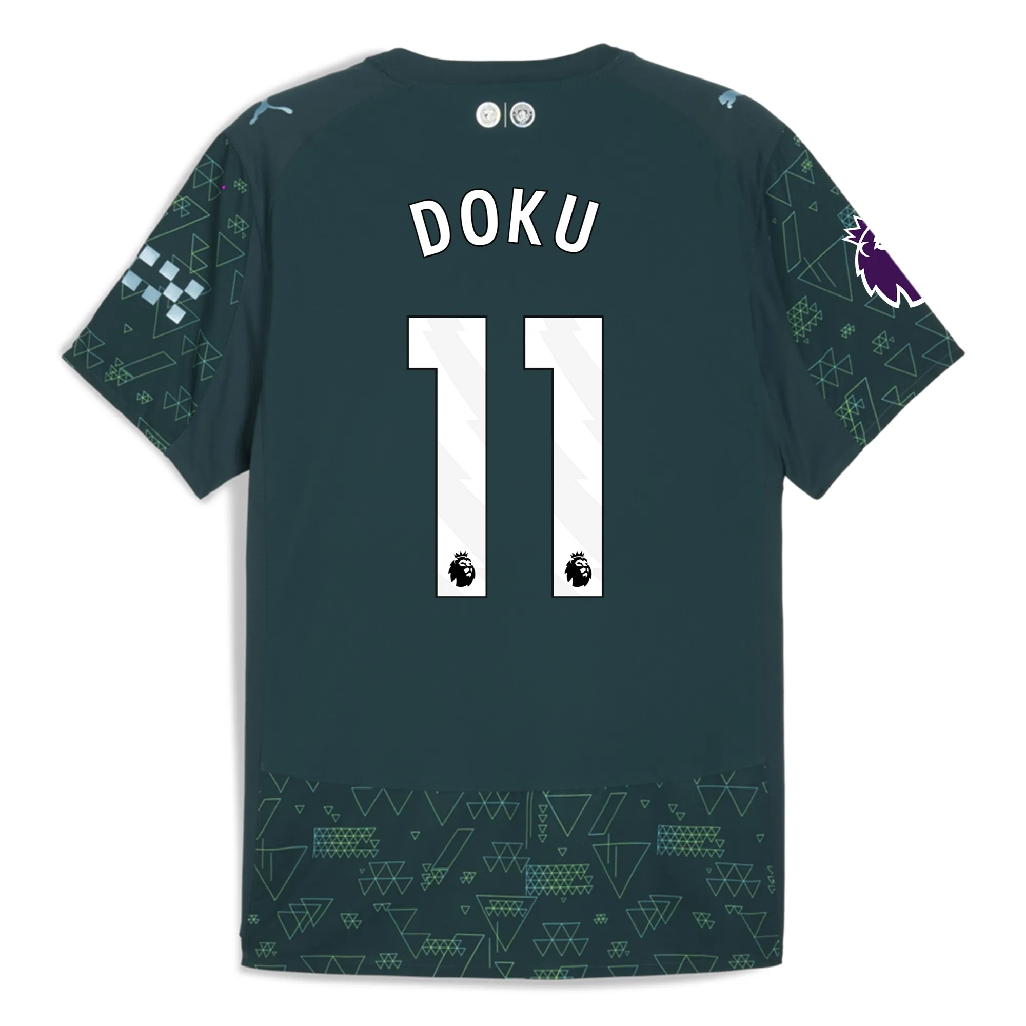 Jérémy Doku Manchester City 2025/26 Authentic Fourth Jersey