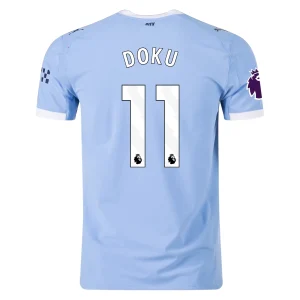 Jérémy Doku Manchester City 2025/26 Authentic Home Jersey