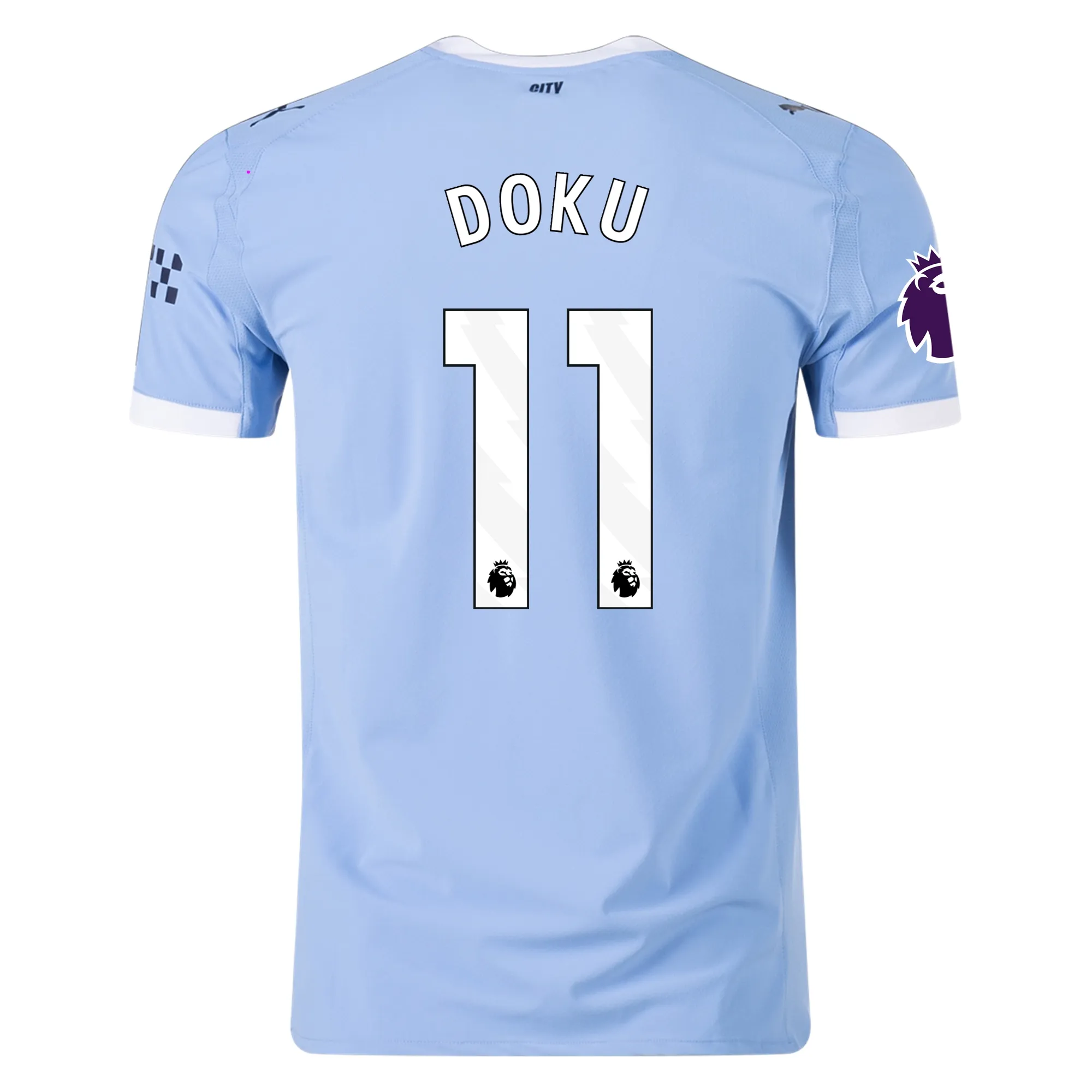 Jérémy Doku Manchester City 2025/26 Authentic Home Jersey