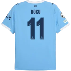 Jérémy Doku Manchester City 2025/26 UCL Home Jersey