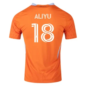 Ibrahim Aliyu Houston Dynamo 2025 Authentic Home Jersey