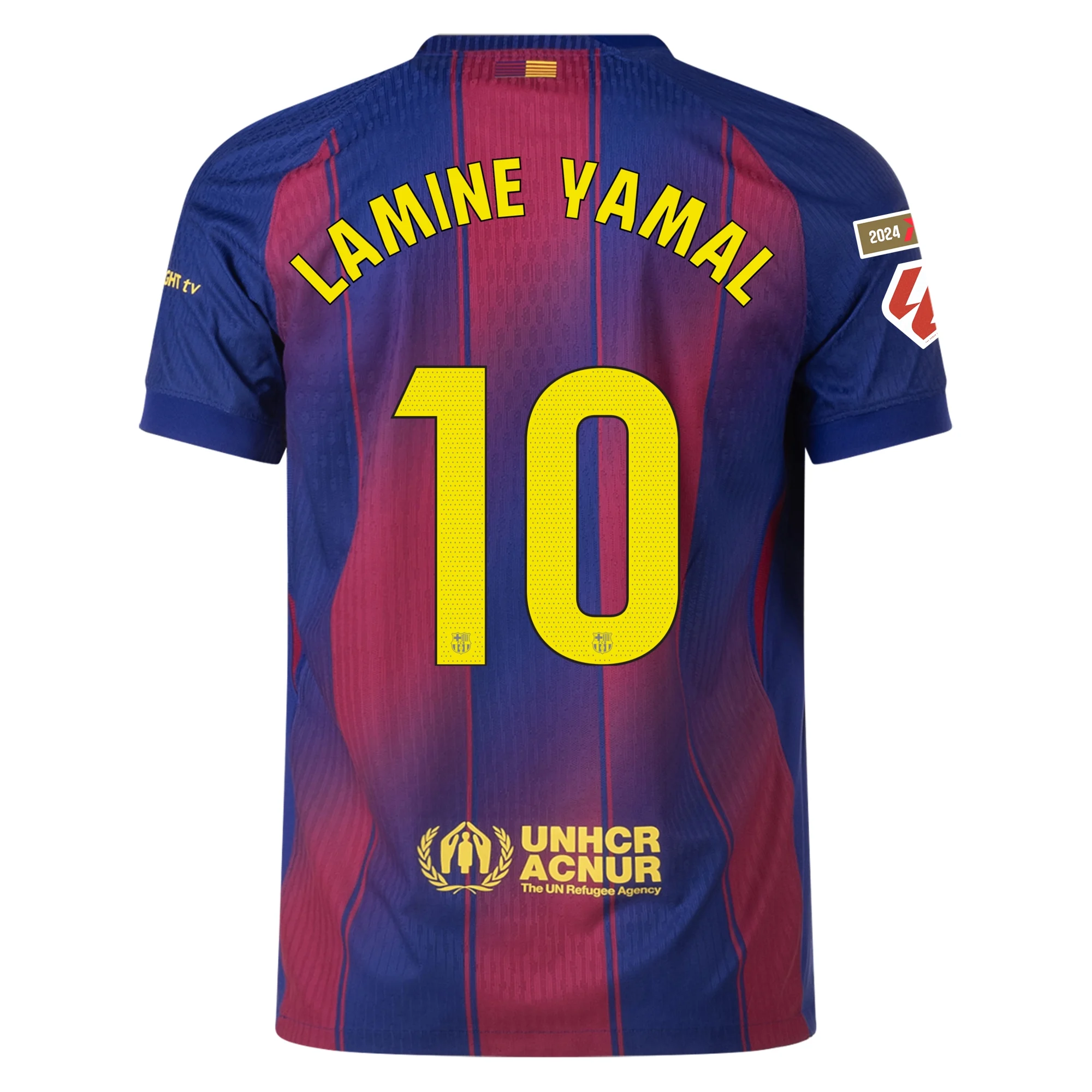 Lamine Yamal Barcelona 2025/2026 Authentic Home Jersey