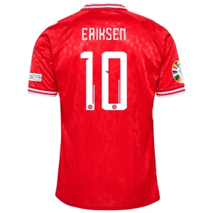 Christian Eriksen Denmark 2024/25 Home Jersey