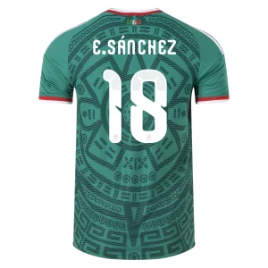 Érick sánchez mexico 26/27 authentic home jersey